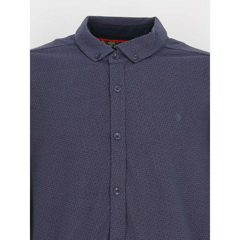 Chemise Laville Bleu Marine Homme - Benson & Cherry 5 Chemise Laville Bleu Marine Homme - Benson & Cherry – Image 3