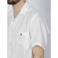 Chemise Légère Hawai Blanc Homme - Serge Blanco -TEDDY Vetements Magasin chemise legere hawai blanc homme serge blanco 3