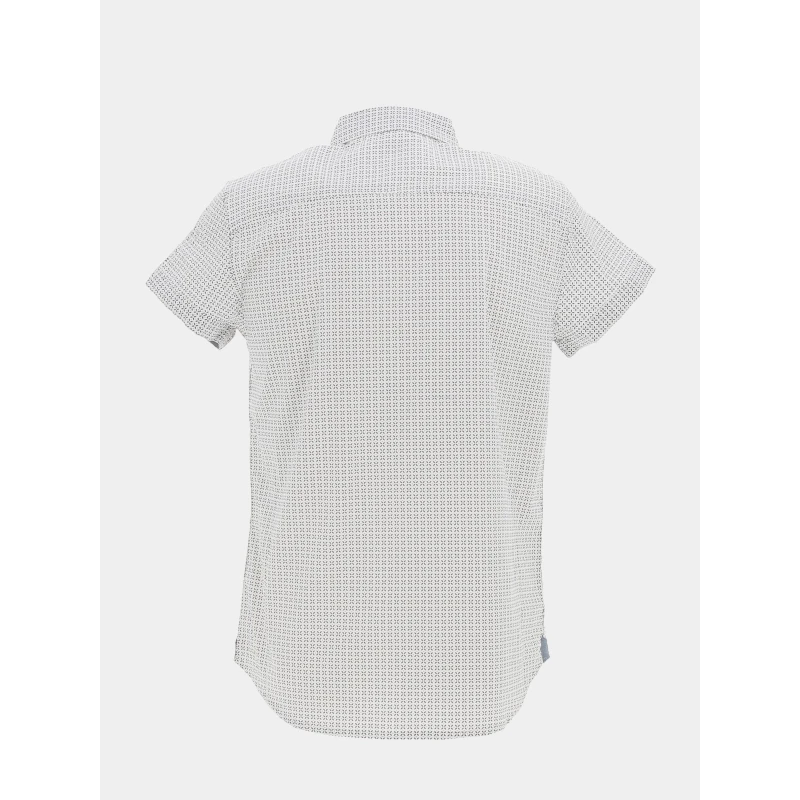 Chemise Manche Courte Bogy Blanc Homme - Deeluxe 4 Chemise Manche Courte Bogy Blanc Homme - Deeluxe – Image 2