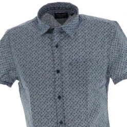 Chemise Manches Courtes Austin Bleu Homme - Teddy Smith 9 Chemise Manches Courtes Austin Bleu Homme - Teddy Smith -TEDDY Vetements Magasin chemise manches courtes austin bleu homme teddy smith 2