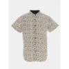 Chemise Manches Courtes à Motifs Beige Homme - RMS 26 -TEDDY Vetements Magasin chemise manches courtes beige homme rms 26