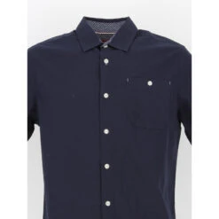 Chemise Manches Courtes Cory Uni Bleu Marine Homme - Oxbow 8 Chemise Manches Courtes Cory Uni Bleu Marine Homme - Oxbow -TEDDY Vetements Magasin chemise manches courtes cory uni bleu marine homme oxbow 2