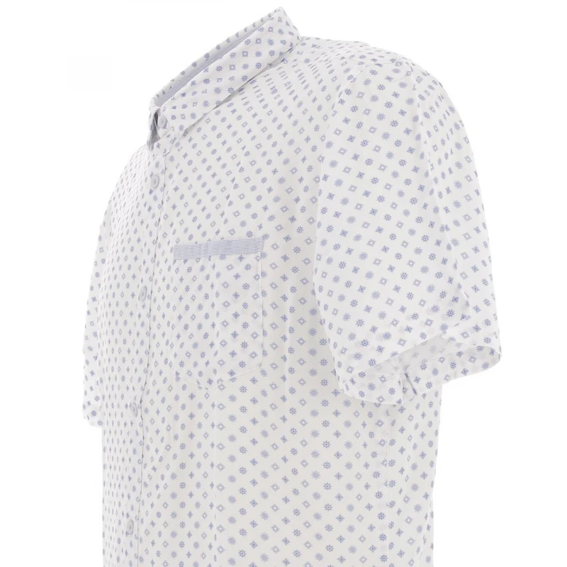 Chemise Manches Courtes Eldin Blanc Homme - Teddy Smith 6 Chemise Manches Courtes Eldin Blanc Homme - Teddy Smith – Image 4