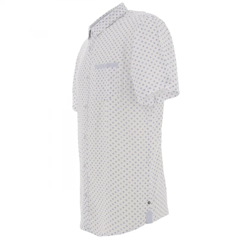 Chemise Manches Courtes Eldin Blanc Homme - Teddy Smith 7 Chemise Manches Courtes Eldin Blanc Homme - Teddy Smith – Image 5