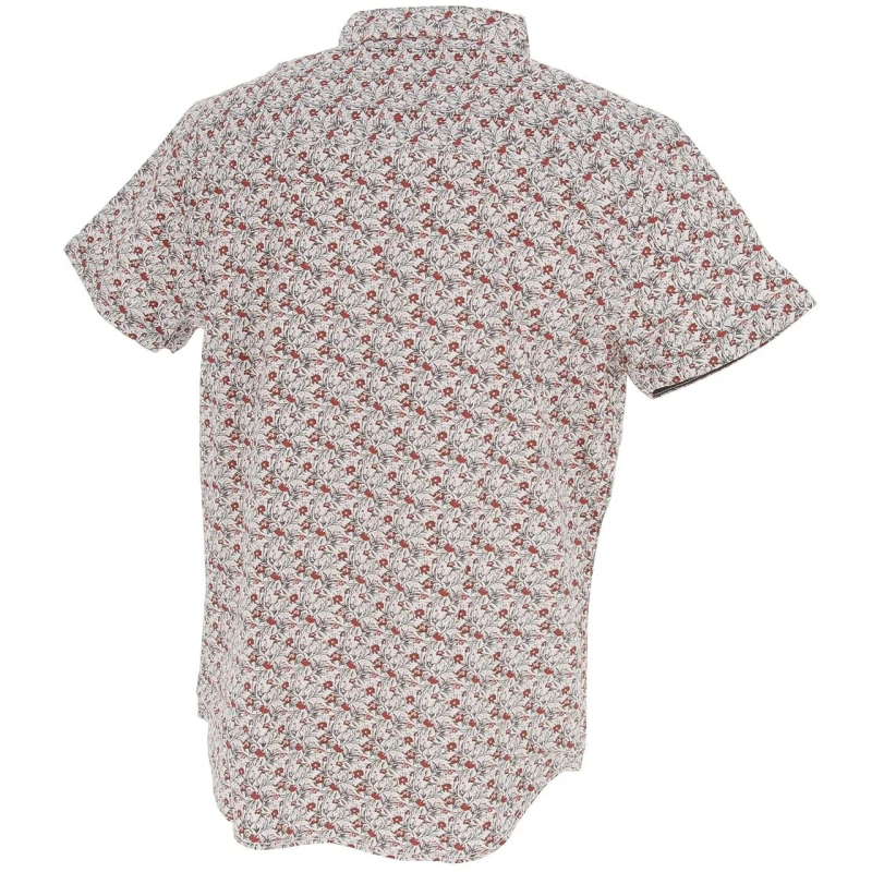 Chemise Manches Courtes Floral Rouge Homme - Rms 26 4 Chemise Manches Courtes Floral Rouge Homme - Rms 26 – Image 2