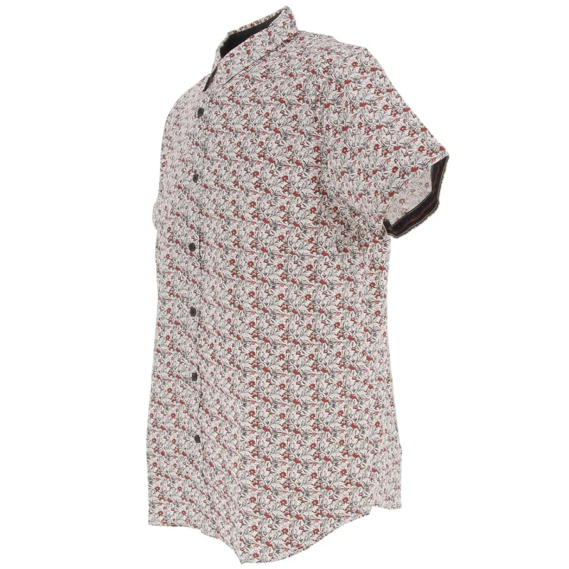 Chemise Manches Courtes Floral Rouge Homme - Rms 26 7 Chemise Manches Courtes Floral Rouge Homme - Rms 26 – Image 5
