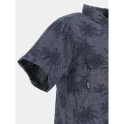 Chemise Manches Courtes Palmir Bleu Homme - Treeker 9 9 Chemise Manches Courtes Palmir Bleu Homme - Treeker 9 -TEDDY Vetements Magasin chemise manches courtes palmir bleu homme treeker 9 3