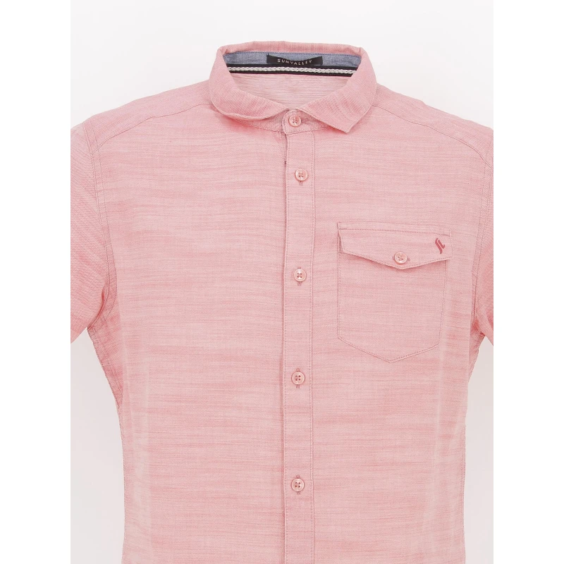 Chemise Manches Courtes Selkir Rose Homme - Sun Valley 5 Chemise Manches Courtes Selkir Rose Homme - Sun Valley – Image 3