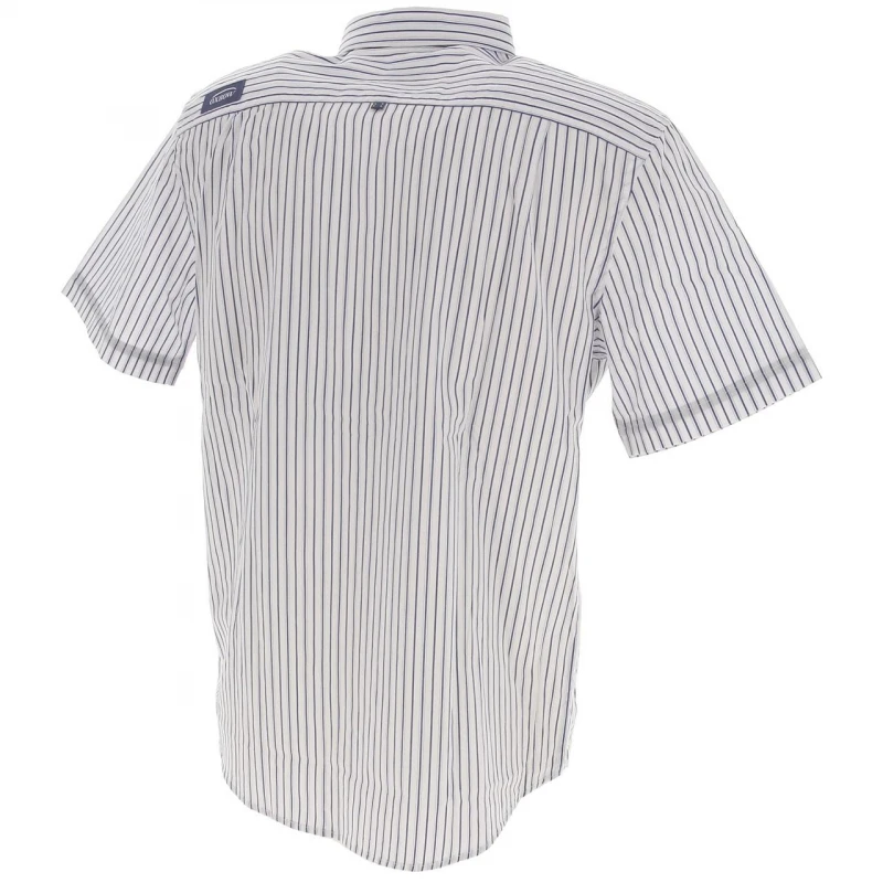 Chemise Manches Courtes Stripes Blanc Homme - Oxbow 4 Chemise Manches Courtes Stripes Blanc Homme - Oxbow – Image 2