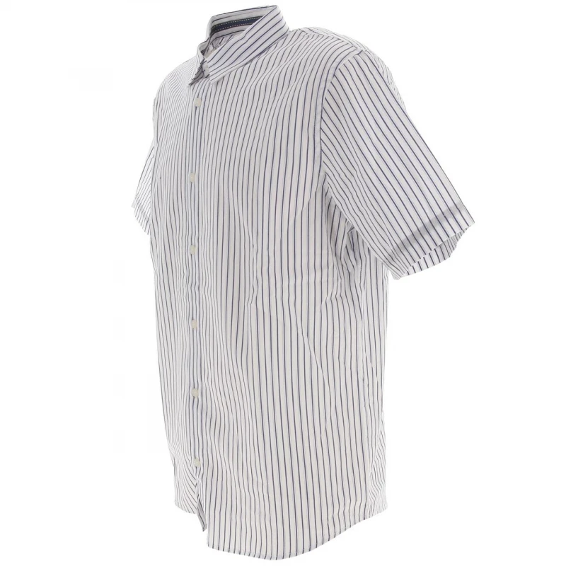 Chemise Manches Courtes Stripes Blanc Homme - Oxbow 7 Chemise Manches Courtes Stripes Blanc Homme - Oxbow – Image 5