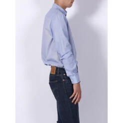 Chemise Manches Longues à Rayures Bleu Homme - Armani Exchange -TEDDY Vetements Magasin chemise manches longues a rayures bleu homme armani exchange 2