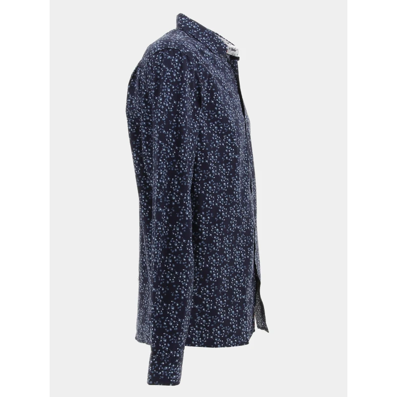 Chemise Manches Longues Bleu Marine Homme - Oxbow 4 Chemise Manches Longues Bleu Marine Homme - Oxbow – Image 2