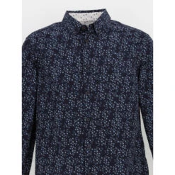 Chemise Manches Longues Bleu Marine Homme - Oxbow 9 Chemise Manches Longues Bleu Marine Homme - Oxbow -TEDDY Vetements Magasin chemise manches longues bleu marine homme oxbow 3