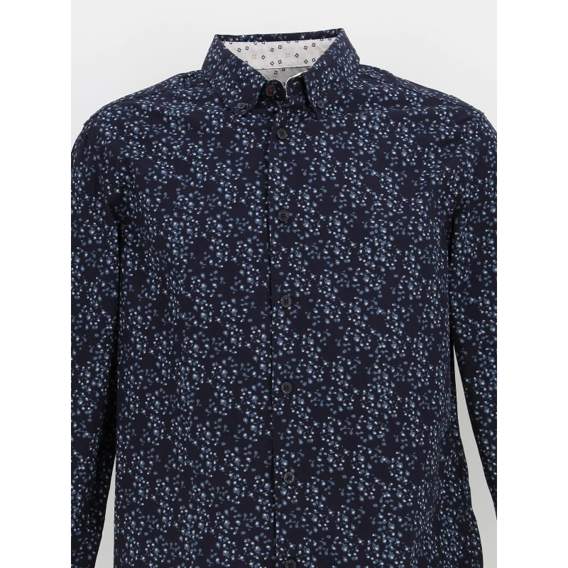 Chemise Manches Longues Bleu Marine Homme - Oxbow 6 Chemise Manches Longues Bleu Marine Homme - Oxbow – Image 4