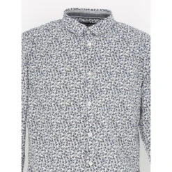 Chemise Manches Longues Carton Bleu Homme - Teddy Smith -TEDDY Vetements Magasin chemise manches longues carton bleu homme teddy smith 3