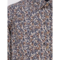 Chemise Manches Longues Fleurs Marine Homme - Benson & Cherry 9 Chemise Manches Longues Fleurs Marine Homme - Benson & Cherry -TEDDY Vetements Magasin chemise manches longues fleurs marine homme benson cherry 1 3