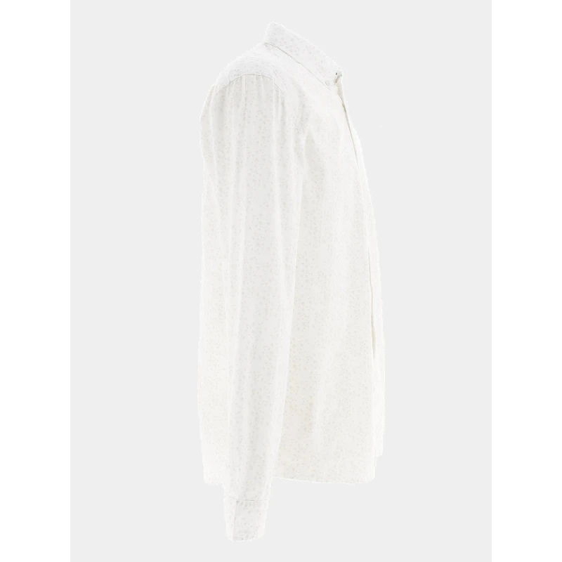 Chemise Manches Longues Imprimée Blanc Homme - Oxbow 4 Chemise Manches Longues Imprimée Blanc Homme - Oxbow – Image 2