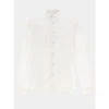 Chemise Manches Longues Imprimée Blanc Homme - Oxbow 1 Chemise Manches Longues Imprimée Blanc Homme - Oxbow -TEDDY Vetements Magasin chemise manches longues imprimee blanc homme oxbow