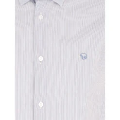 Chemise Manches Longues Rayures Homme Blanc - Benson & Cherry -TEDDY Vetements Magasin chemise manches longues rayures homme blanc benson cherry 3