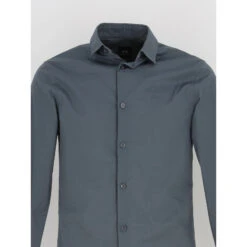 Chemise Manches Longues Slate Gris Homme - Armani Exchange -TEDDY Vetements Magasin chemise manches longues slate gris homme armani exchange 2