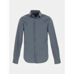 Chemise Manches Longues Slate Gris Homme - Armani Exchange