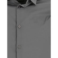 Chemise Manches Longues Slate Gris Homme - Armani Exchange -TEDDY Vetements Magasin chemise manches longues slate gris homme armani exchange 3