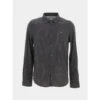Chemise Manches Longues Slim à Motif Noir Homme - Sun Valley -TEDDY Vetements Magasin chemise manches longues slim a motif noir homme sun valley