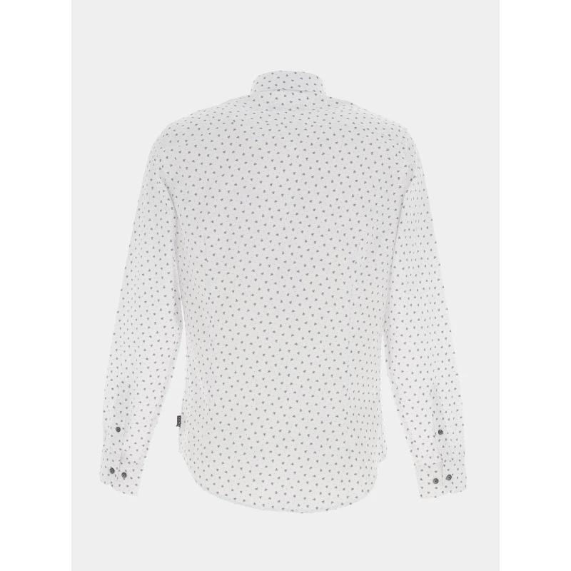 Chemise Matt Blanc Bleu Homme - Izac 4 Chemise Matt Blanc Bleu Homme - Izac – Image 2