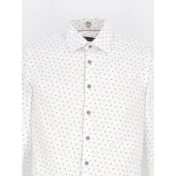 Chemise Matt Blanc Camel Homme - Izac 8 Chemise Matt Blanc Camel Homme - Izac -TEDDY Vetements Magasin chemise matt blanc camel homme izac 2