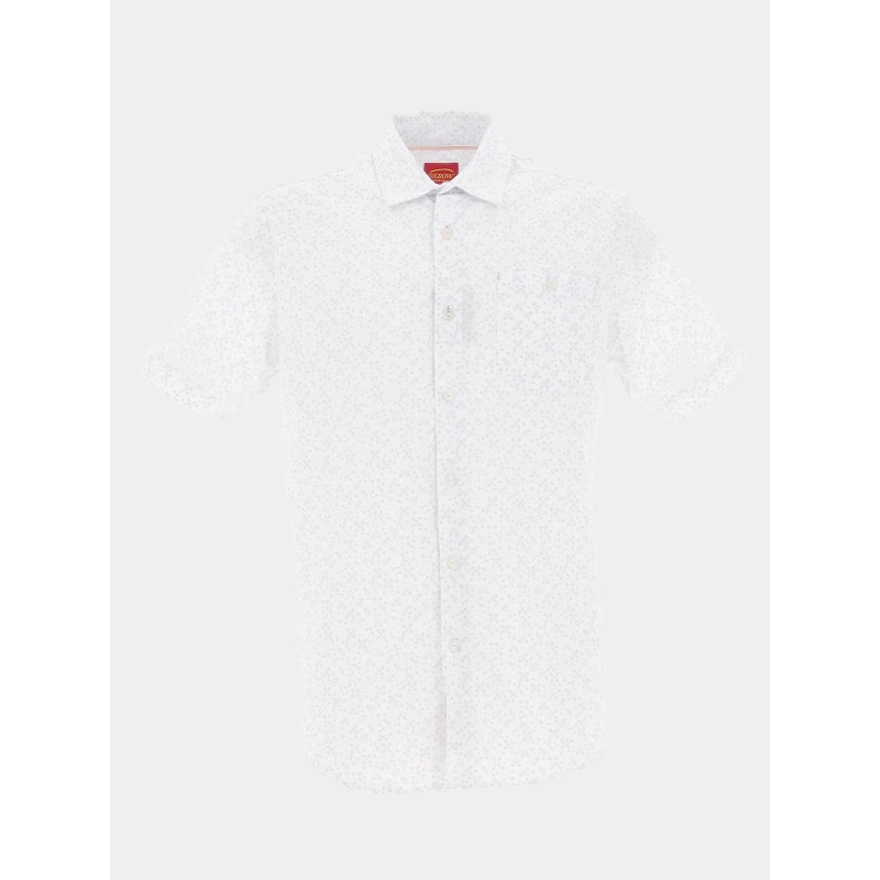 Chemise Micro Imprimés Cheprim Blanc Homme - Oxbow 3 Chemise Micro Imprimés Cheprim Blanc Homme - Oxbow
