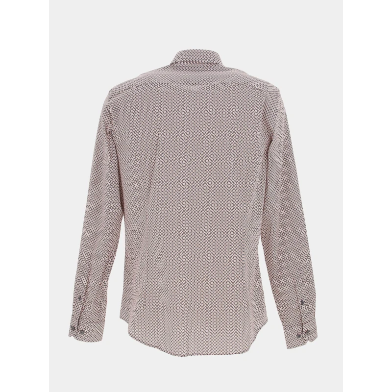 Chemise Ml Classic Fleurs Marine Homme - Benson & Cherry 4 Chemise Ml Classic Fleurs Marine Homme - Benson & Cherry – Image 2