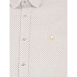 Chemise Ml Classic Motif Carré Blanc Homme - Benson & Cherry 9 Chemise Ml Classic Motif Carré Blanc Homme - Benson & Cherry -TEDDY Vetements Magasin chemise ml classic motif carre blanc homme benson cherry 3