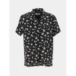 Chemise Palmiers Lidiane Noir Homme - Benson & Cherry