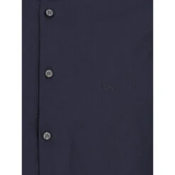 Chemise Poplin Stretch Slim Bleu Marine Homme - Calvin Klein 9 Chemise Poplin Stretch Slim Bleu Marine Homme - Calvin Klein -TEDDY Vetements Magasin chemise poplin stretch slim bleu marine homme calvin klein 3