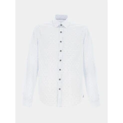 Chemise Rayée Imprimée Kaito Bleu Homme - Izac