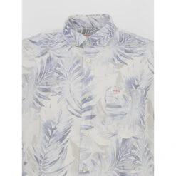 Chemise Regular Palmiers Collins Bleu Homme - Guess -TEDDY Vetements Magasin chemise regular palmiers collins bleu homme guess 2