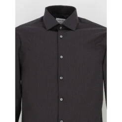 Chemise Stretch Collar Print Noir Homme - Calvin Klein -TEDDY Vetements Magasin chemise stretch collar print noir homme calvin klein 2