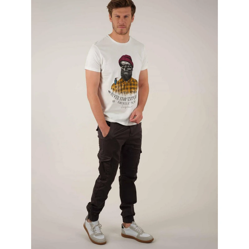 Pantalon Cargo Garden Slim Gris Anthracite Homme - Deeluxe 5 Pantalon Cargo Garden Slim Gris Anthracite Homme - Deeluxe – Image 3