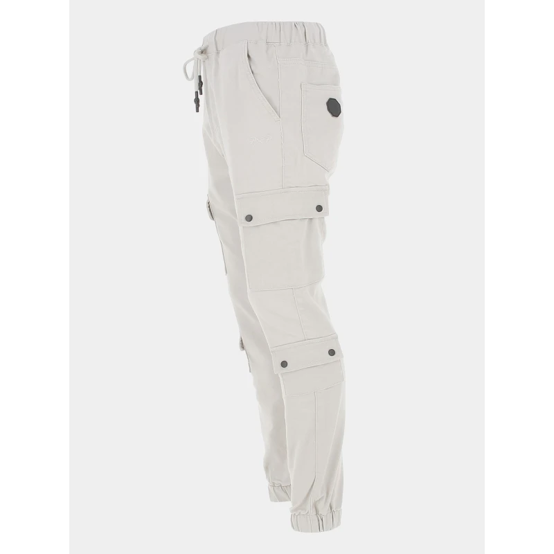 Pantalon Cargo Multi-poches Beige Homme - Project X Paris 5 Pantalon Cargo Multi-poches Beige Homme - Project X Paris – Image 3