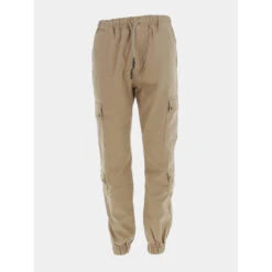 Pantalon Cargo Multi-poches Marron Clair Homme - Project X Paris