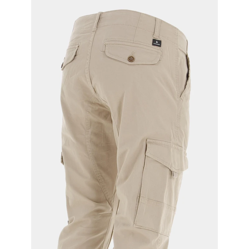 Pantalon Cargo Paul Flake Akm 542 Beige Homme - Jack & Jones 6 Pantalon Cargo Paul Flake Akm 542 Beige Homme - Jack & Jones – Image 4