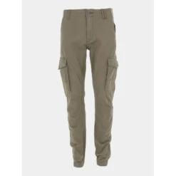 Pantalon Cargo Paul Flake Akm 542 Kaki Homme - Jack & Jones