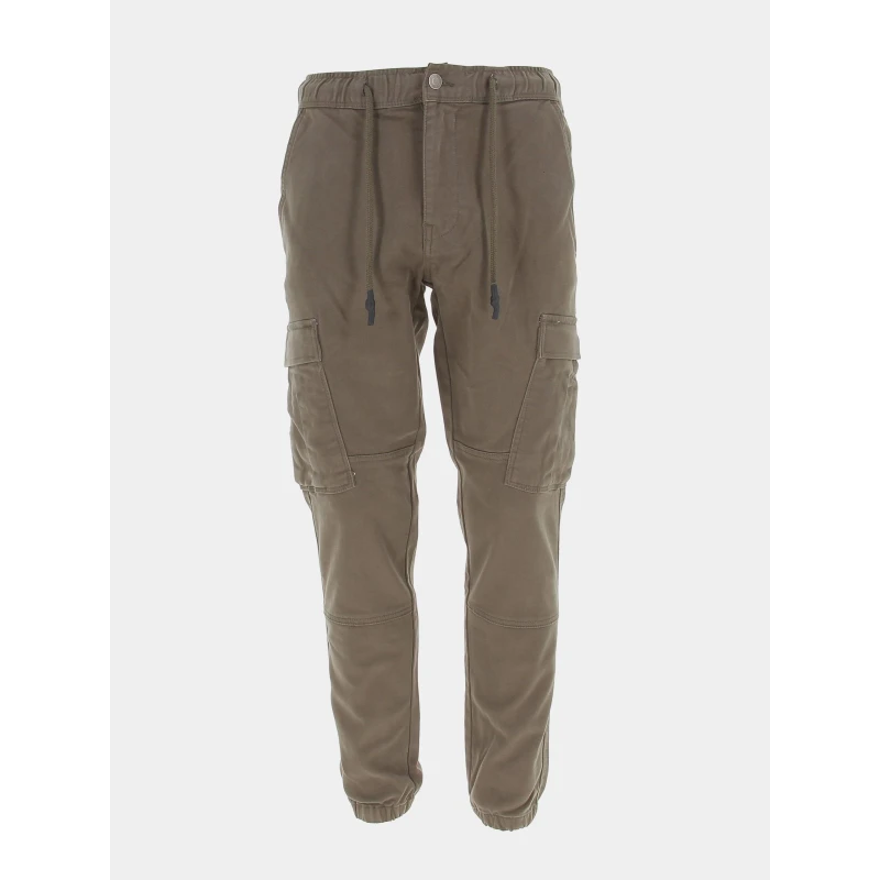 Pantalon Cargo Pikers Kaki Homme - Teddy Smith 3 Pantalon Cargo Pikers Kaki Homme - Teddy Smith