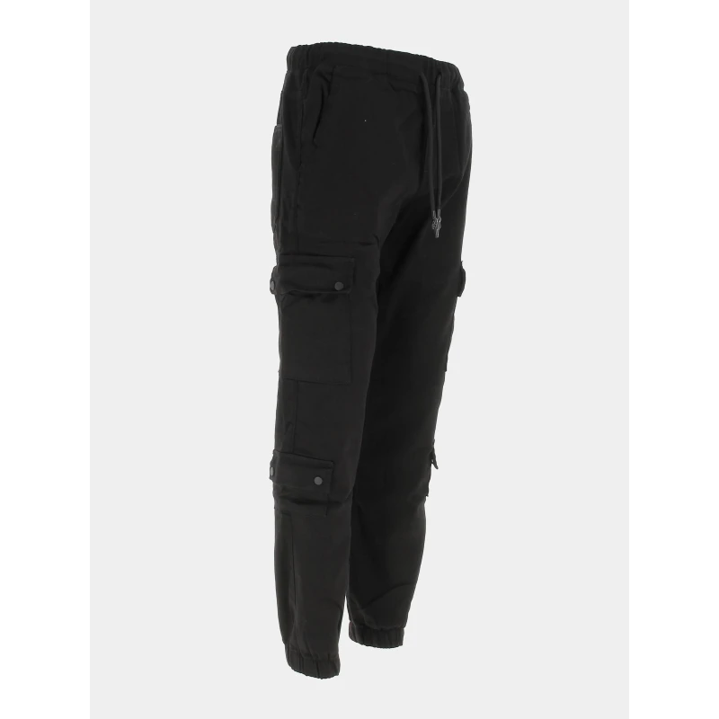 Pantalon Cargo Resséré Noir Homme - Project X Paris 6 Pantalon Cargo Resséré Noir Homme - Project X Paris – Image 4