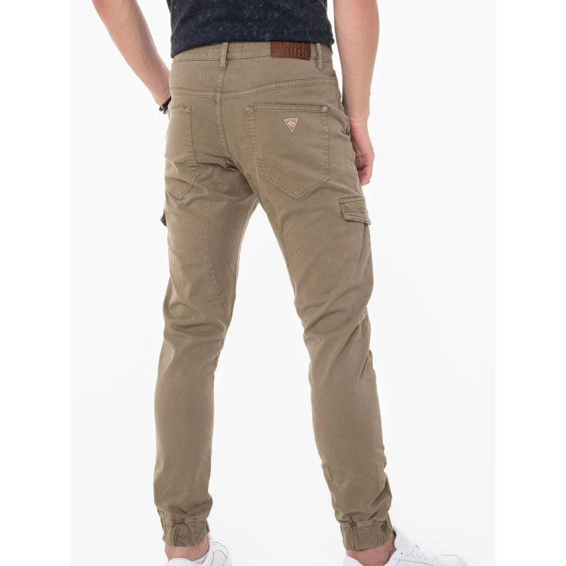 Pantalon Cargo Slim New Kombat Kaki Homme - Guess 4 Pantalon Cargo Slim New Kombat Kaki Homme - Guess – Image 2