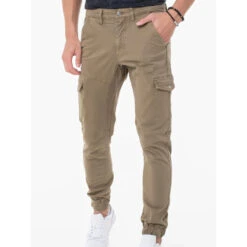Pantalon Cargo Slim New Kombat Kaki Homme - Guess