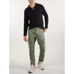 Pantalon Cargo Zippé Danakil Kaki Homme - Deeluxe 8 Pantalon Cargo Zippé Danakil Kaki Homme - Deeluxe -TEDDY Vetements Magasin pantalon cargo zippe danakil kaki homme deeluxe 2