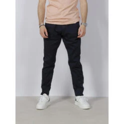 Pantalon Chino 734 Bleu Marine Homme - Serge Blanco