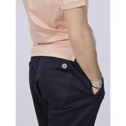 Pantalon Chino 734 Bleu Marine Homme - Serge Blanco -TEDDY Vetements Magasin pantalon chino 734 bleu marine homme serge blanco 3