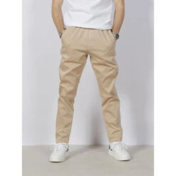 Pantalon Chino 734 Mastic Beige Homme - Serge Blanco 8 Pantalon Chino 734 Mastic Beige Homme - Serge Blanco -TEDDY Vetements Magasin pantalon chino 734 mastic beige homme serge blanco 2